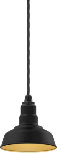 Miniatura 38 de Steel Lighting Co. Inglewood - Lámpara de granero Lámpara montada en el techo Cúpula redonda de 8 pulgadas vástago inclinado de 12 pulgadas