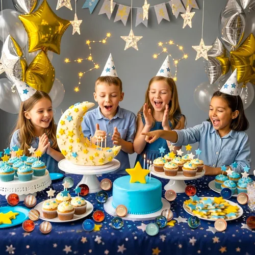 Miniatura 2 de Pllieay 24 bolas hinchables con temática de ocho planetas del sistema solar espacial para recuerdos de fiesta de niños, relleno de bolsa de regalo