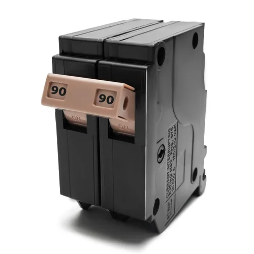 Miniatura 7 de Disyuntor 215 de 2 polos y 15 amperios, disyuntor de caja moldeada enchufable tipo 3/4 pulgadas, protección magnética térmica, 10 KAIC, 120/240V