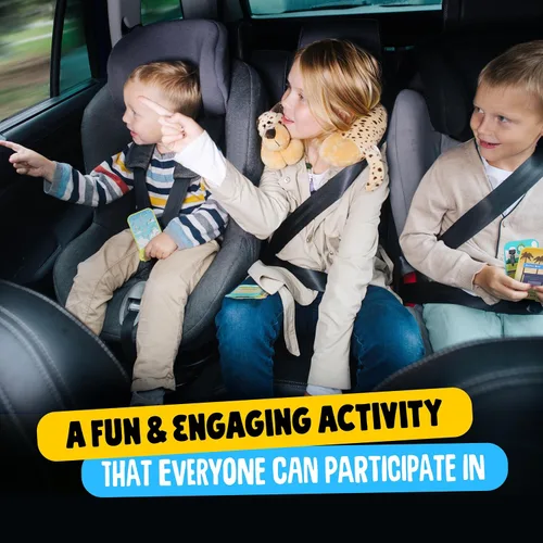 Miniatura 7 de Mini Explorer Road Rally Travel Scavenger Hunt - Juego de cartas para niños – Viaje por carretera, juegos de coches y actividades imprescindibles