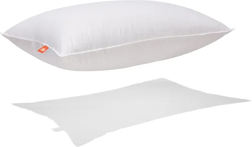 Miniatura 3 de Canadian Down & Feather Co. – 1 paquete de tamaño estándar, almohada de plumón blanco de 625 poder de relleno, tamaño mediano - funda de 500 hilos