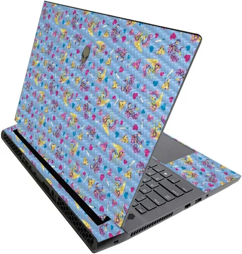 Miniatura 684 de MightySkins - Skin brillante con purpurina para Alienware M17 R3 (2020) y M17 R4 (2021) - Diversión de los años 90 Acabado duradero con purpurina