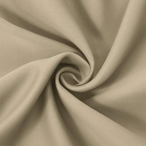Miniatura 5 de LEMOMO Cortinas opacas beige de 34 x 54 pulgadas de largo, juego de 2 paneles de cortina, cortinas opacas con aislamiento térmico para oscurecer