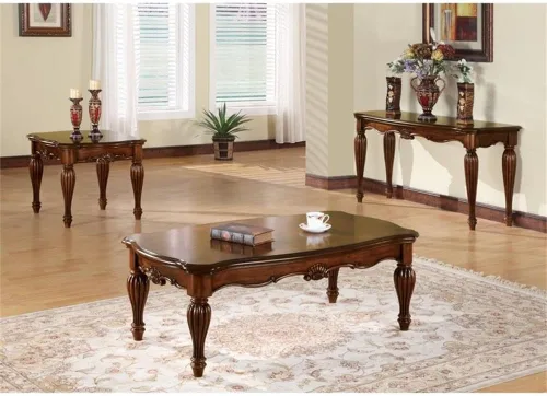 Miniatura 2 de Acme Dreena - Mesa auxiliar rectangular de madera en color cereza