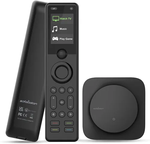 SofaBaton Control Remoto Universal X1S, Control Remoto Universal Todo en Uno con Hub y APP, Actividades de Un Toque, Compatible con Más de 60