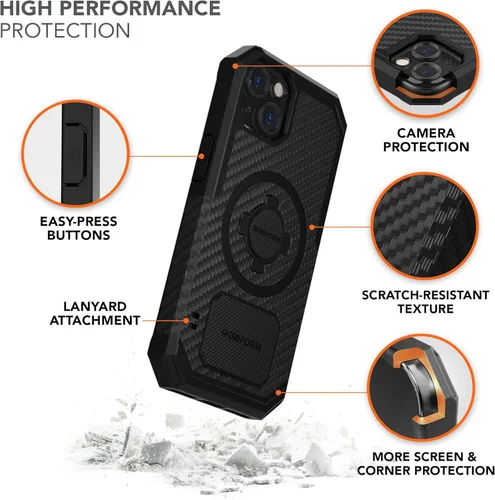 Miniatura 3 de Rokform - Funda para iPhone 13, Serie Resistente, Compatible con Doble Imán Plus MagSafe, Equipo Protector Magnético de Apple, Funda para iPhone