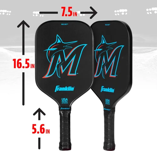 Miniatura 2 de Franklin Sports Palas de Pickleball del Equipo MLB - Palas de Pickleball con Logo y Colores Oficiales del Equipo de Béisbol MLB + Serie de Firma