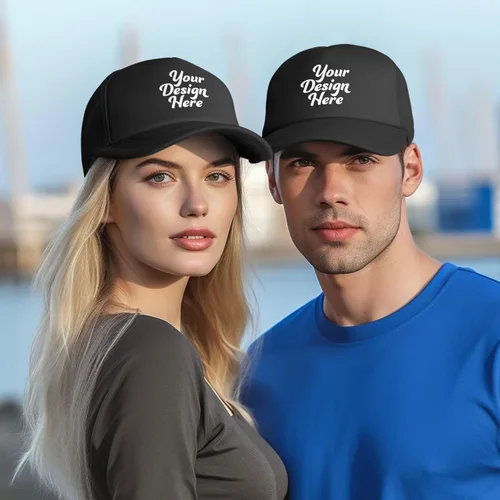 Miniatura 5 de Sombreros personalizados para hombres y mujeres, diseña tu propio sombrero de camionero personalizado, añade logotipo, texto, foto, sombrero