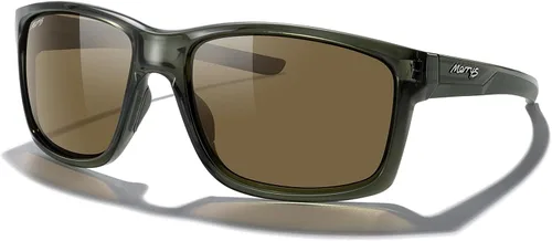 MERRY'S Gafas de sol polarizadas deportivas para hombres y mujeres, para ciclismo, correr, conducir, golf, pesca, protección UV400 S9266 Marco verde