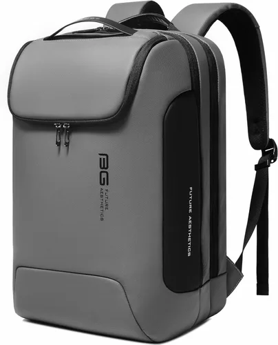 Miniatura 12 de BANGE Mochila antirrobo con puerto de carga USB, mochila de negocios ligera para hombres y mujeres.., Negro, Computadora portátil