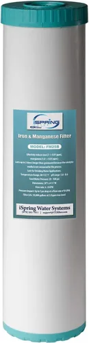Miniatura 8 de iSpring FCRC25B - Cartucho de repuesto de filtro de agua de alta capacidad de 20 x 4.5 pulgadas, reductor de plomo, blanco, 1 unidad (paquete de 1)