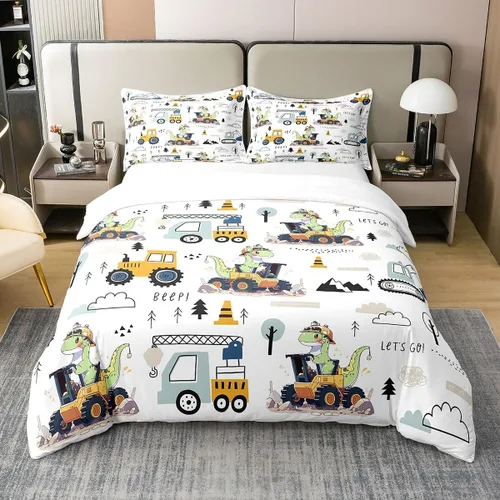 Miniatura 25 de 100% Algodón Natural Acuarela Juego de Ropa de Cama con Diseño Marino para Niños y Niñas, Juego de Cama con Estrella de Mar y Caracol Azul, Juego