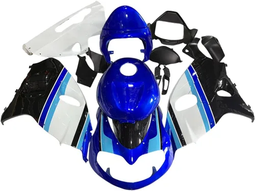Miniatura 240 de Kit de carenado de inyección azul, negro y blanco para Suzuki GSXR600 GSX750 2006 2007 GSXR 600 GSX-R750 06 07 ABS Carenado de plástico completo