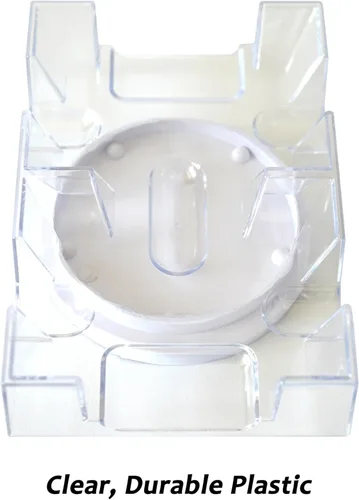 Miniatura 3 de DNB Bandeja Giratoria para Cartas de Juego - Portacartas Canasta Giratorio de Plástico para 2 Mazos