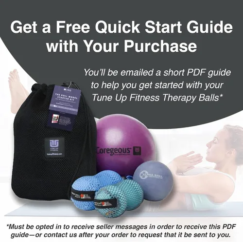 Miniatura 4 de Tune Up Fitness Pelota Coregeous Herramienta de liberación de Psoas, liberación abdominal, abdominal y espalda baja Pelota de núcleo, pelota
