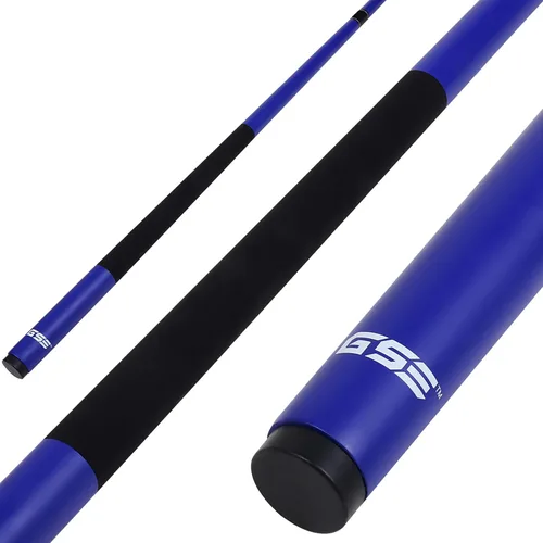 GSE - Tacos de billar compuesto de fibra de vidrio de 58 pulgadas, 2 piezas (varios colores disponibles, peso de 18 onzas, 19 onzas, 20 onzas, 21