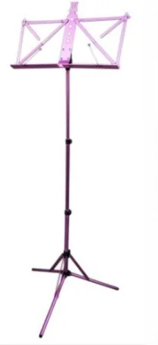Miniatura 12 de Paititi Soporte de música plegable resistente y duradero con bolsa de transporte, color negro