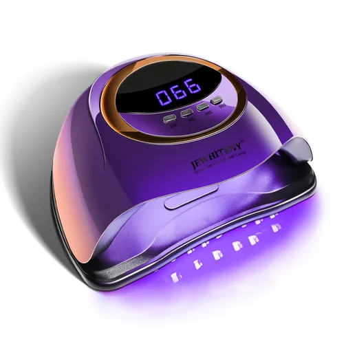 Miniatura 9 de JEWHITENY Lámpara de uñas LED UV de 120 W, secador de uñas para esmalte de gel con 54 cuentas de luz, lámpara de curado mejorada para uñas de manos