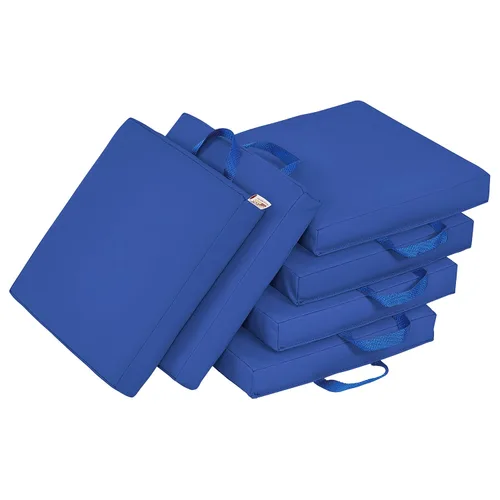 Miniatura 24 de ECR4Kids SoftZone - Cojines de suelo, cuadrados, asientos flexibles, surtidos, 6 piezas