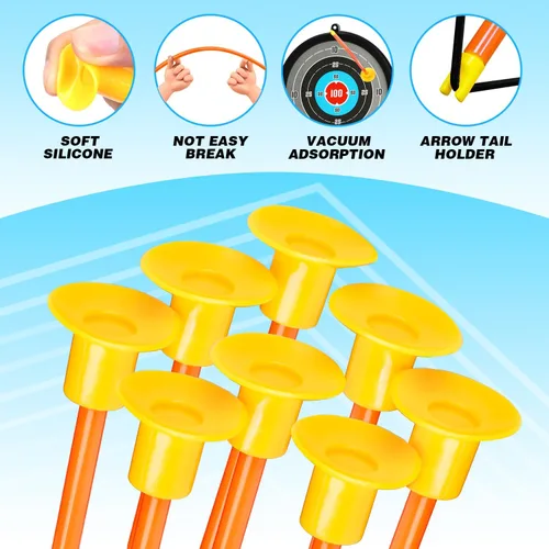 Miniatura 5 de TOY Life Arco y flecha de juguete para niños 4 6 8 12, juego de arco y flecha para niños con luz, juego de arcos de tiro para niños