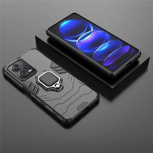 Miniatura 6 de Compatible con funda Xiaomi Mi Redmi Note 12 Pro Plus 5G, soporte de anillo de metal a prueba de golpes