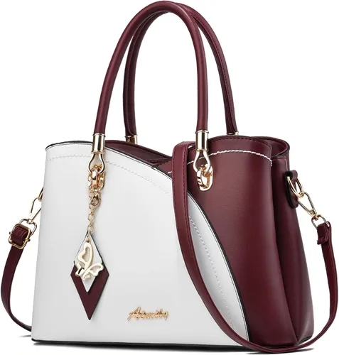 Miniatura 19 de Bolsos y carteras para mujer de DAINAOTM, bolsos estilo tote de cuero PU, cartera de señora con asa superior, bolso cruzado, bolso de hombro PU