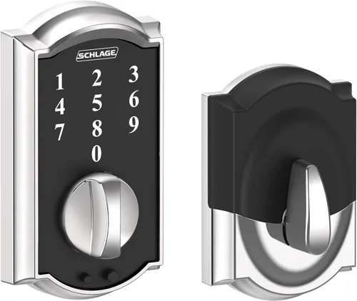 Miniatura 14 de Cerradura de seguridad táctil Schlage Camelot, BE375 CAM 605 Bright Brass