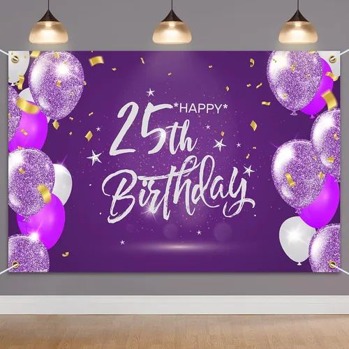 Miniatura 9 de HAMIGAR Fondo de pancarta de feliz cumpleaños número 10 de 6 x 4 pies, decoraciones de cumpleaños de 10 años, suministros de fiesta para niñas