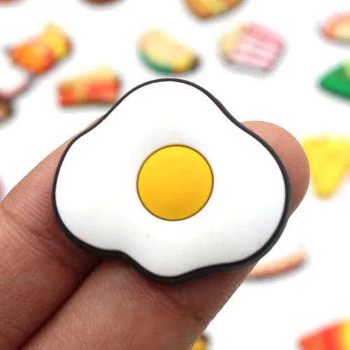 Miniatura 7 de Lindos dijes de zapatos de dibujos animados para decoración de zapatos de PVC para bricolaje, sandalias, pulseras para niños, niñas, niños