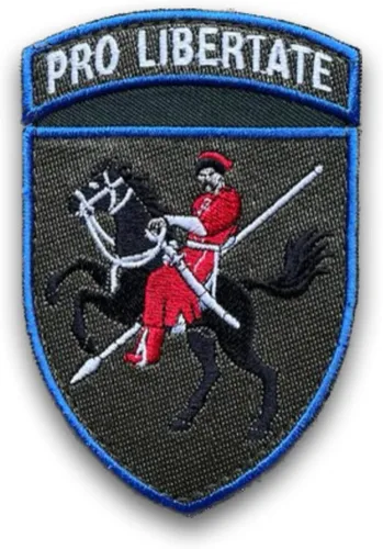 Parche del ejército ucraniano, símbolo de Chevron Kozak, símbolo de moral táctica, insignia bordada de tela de Chevron Ucrania, símbolo patriótico
