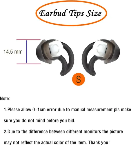 Miniatura 2 de Puntas de repuesto para auriculares pequeños, puntas de silicona compatibles con auriculares Bose QC20 QC20i SoundSport SIE2i IE2 IE3, 3 pares
