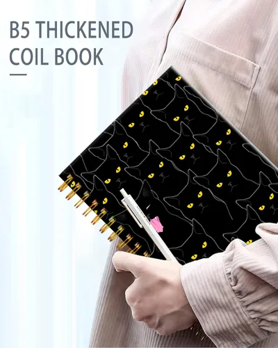 Miniatura 4 de iampanda Cuaderno Diario en Espiral, Animales Lindos Encuadernación Fuerte de Doble Alambre con Papel Premium para Niñas Mujeres, 60 Hojas A5