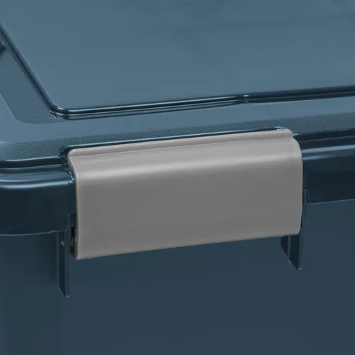 Miniatura 3 de IRIS USA WeatherPro - Contenedores de almacenamiento ecológicos de 31 cuartos de galón con tapas, paquete de 4, caja de juntas de plástico sin BPA