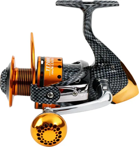 Miniatura 3 de Burning Shark Fishing Reels- 12+1 BB, Light and Smooth Spinning Reels, Powerful Carbon Fiber Drag, Saltwater and Freshwater Fishing
