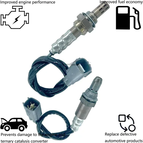 Miniatura 3 de Dropwater Juego de 2 sensores de oxígeno de repuesto para Toyota Tacoma 4.0L 2006-2005 Sensores de oxígeno ascendentes y descendentes 234-9026