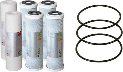 APEC Water Systems Filtro-SETX2 fabricado en Estados Unidos de doble capacidad de reemplazo de etapa 1-3 y reemplazo para carcasa de filtro de agua