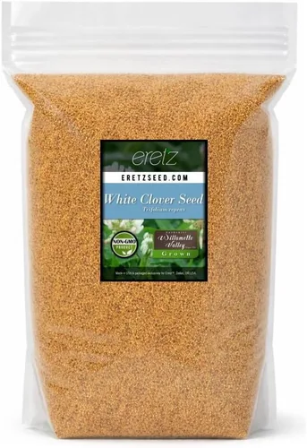 Semillas de trébol blanco - ¡Elige el tamaño! Semillas prémium de Willamette Valley, cultivadas en Oregon, sin recubrimientos, sin semillas de