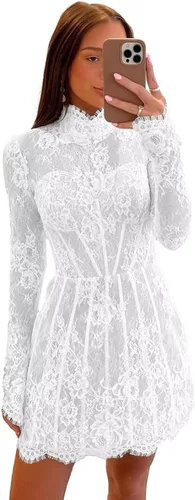 Miniatura 38 de Vestido de novia formal sin tirantes con encaje, largo de sirena para mujer 2019 WD162