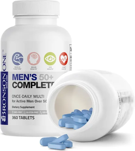 Miniatura 6 de Bronson ONE Daily Multivitamínico Completo Multimineral para Hombres 50+, 360 Tabletas