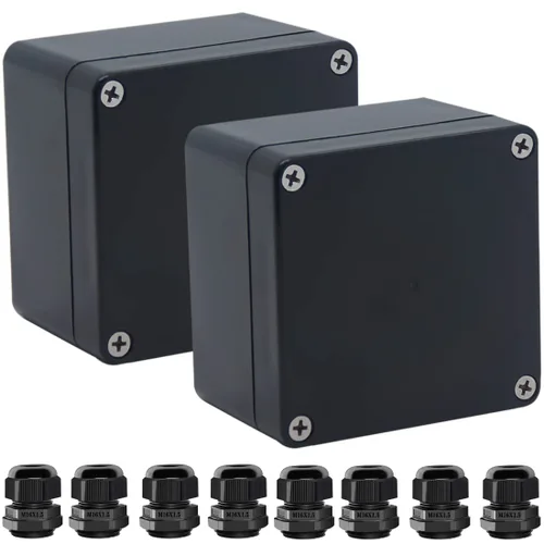 Miniatura 32 de Caja de conexiones Caja de conexiones IP65 impermeable de plástico ABS para proyectos eléctricos Caja de conexiones de alimentación Cajas
