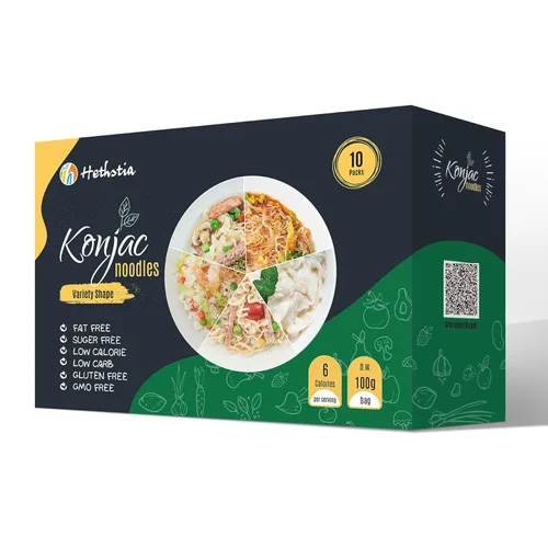 Miniatura 11 de Hethstia Konjac Noodles Angel Hair - Paquete de 6 fideos Shirataki, bajo en calorías, bajo en carbohidratos, sin azúcar, sin gluten, apto para dieta