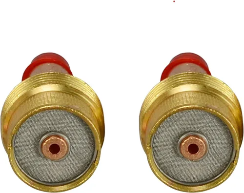 Miniatura 9 de RIVERWELD TIG - Cuerpos de pinza de lente de gas Jumbo de gran diámetro 45V204S, 0.040 pulgadas y 0.039 in Orificio para SR WP 9 20 25 TIG, paquete