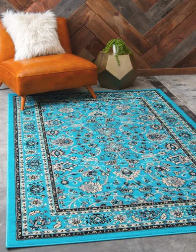 Miniatura 36 de Unique Loom Colección Sialk Hill - Alfombra de área Washington (7' 10" x 10' Rectángulo Burdeos/Crema)