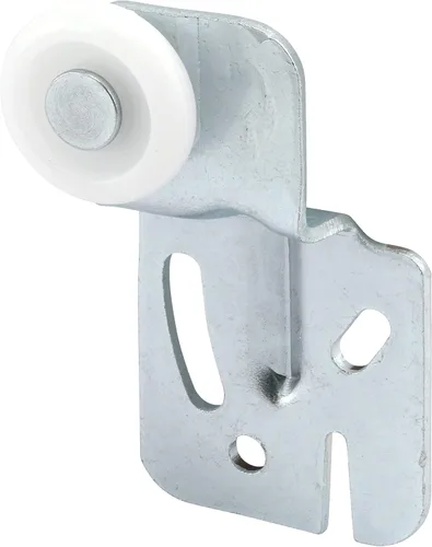 Prime-Line MP6501 Rodillo para puerta de armario con desplazamiento de 1/2 pulgada y rueda de nailon de 7/8 pulgadas (paquete de 2), zinc