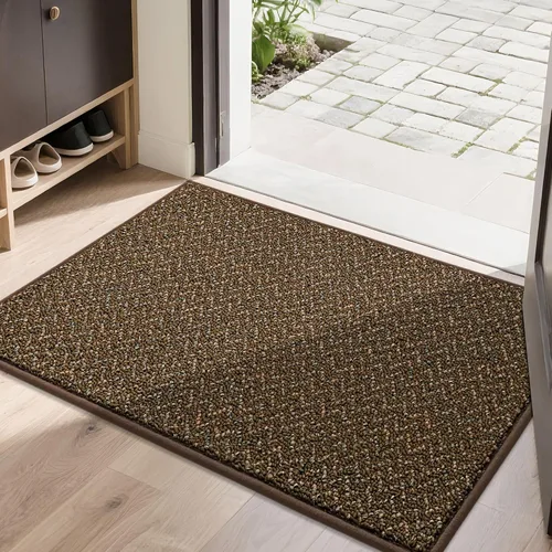 Miniatura 20 de COSY HOMEER Alfombra de pasillo de 2 pies 7 x 10 pies, antideslizante, lavable, absorbente, resistente a las manchas, alfombra para pasillo, entrada