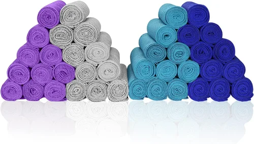 Paquete de 40 toallas de enfriamiento de 40 x 12 pulgadas, toallas frescas a granel de 5.64 oz/m², suaves, transpirables, superabsorbentes, toalla