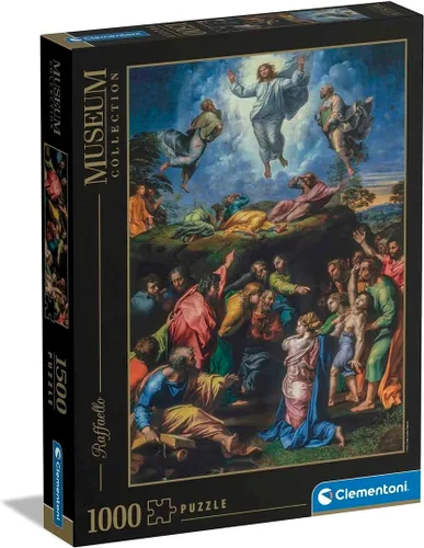 Clementoni - Colección Museo-Rafael, Transfiguración-1500 Piezas Adultas, Arte, Pinturas Rompecabezas, Cuadros Famosos, Hecho en Italia, Multicolor,