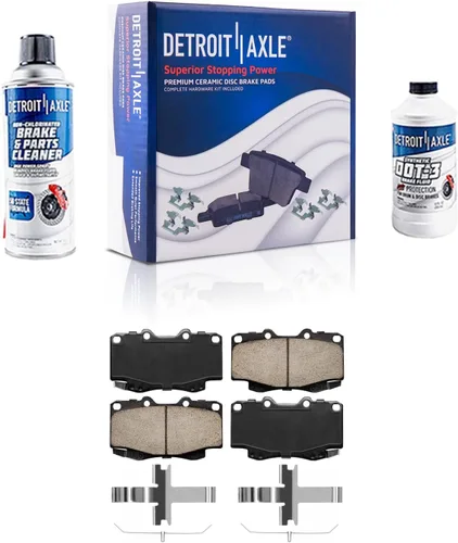 Miniatura 136 de Detroit Axle - Pastillas de freno traseras para Mercedes-Benz C230 C240 C280 C320 C350 CLK320 CLK350 CLK430 E300 E320 E420 E430 SLK350, pastillas