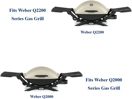 Miniatura 7 de Utheer Tubo de quemador 41862 para parrillas de gas Weber Q200, Q220, Q2000, Q2200, 20.5 pulgadas, acero inoxidable 304 Weber Q2200, repuesto