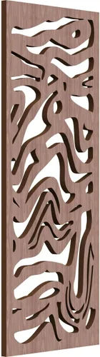Miniatura 17 de 9 3/8"W x 24 3/8"H x 1/4"T Northfield Decorativos Paneles de Pared de Madera Calado, Abedul